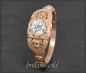 Preview: Diamant 585 Gold Ring, 0,52ct, Si1-2; Antik Design